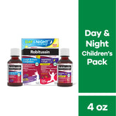 Children's Robitussin Kids Cough and Cold Medicine for Day and Night Relief Syrup, 4 Fl Oz, 2 Pack