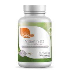 Zahler Vitamin D3 (120) Capsules 50,000 IU