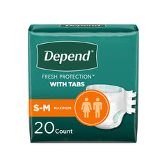 Depend® Incontinence Protection with Tabs, Unisex