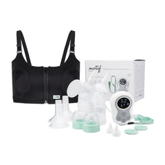 Motif Medical Duo Double Electric Breast Pump with Hands-Free Pumping Bra