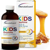 ManukaGuard Kids Cough Syrup – Natural Daytime Honey Cough Syrup for Cough & Throat Relief, 4 fl oz