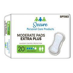 Secure Personal Care Products Moderate Pads Extra Plus