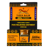 Tiger Balm Ultra Strength Pain Relief Ointment, 0.63 oz Jar, Relieves Backaches, Sore Muscles, Strains