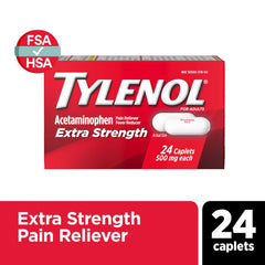 Tylenol Extra Strength Caplets with 500 mg Acetaminophen