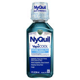 Vicks NyQuil Severe Cold and Flu Liquid, Cold and Flu Medicine for Adults, VapoCool, 12 Fl oz