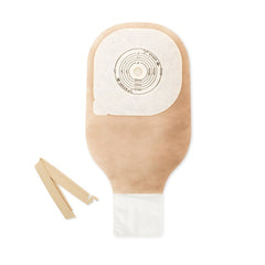 Hollister One-Piece Drainable Ostomy Pouch – Flat SoftFlex Barrier, Clamp Closure