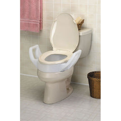 Maddak Inc. Elevated Toilet Seat with Arms - 3 1/2" - Elongated