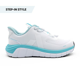 ANODYNE No. 23 Women's Sport Runner w/ Heel Assist (White Blue)
