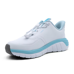 ANODYNE No. 23 Women's Sport Runner w/ Heel Assist (White Blue)