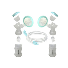 Zomee Z1 Breast Shield Kit Replacement Set (Double Pumping Set)
