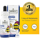 Zarbee's Children's Sleep Liquid with Melatonin, Natural Berry