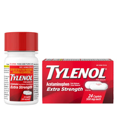 Tylenol Extra Strength Caplets with 500 mg Acetaminophen