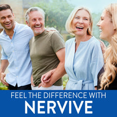 Nervive Nerve Relief Tablets, Nerve Pain Relief with Vitamin B12 and Alpha Lipoic Acid, 30 Count