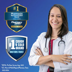 Mucinex Fast-Max Severe Congestion & Cough Medicine, OTC Sinus/Nasal Decongestant, Expectorant, 6 fl oz