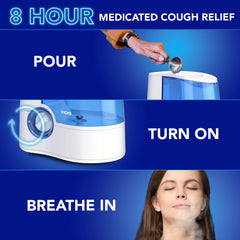 Vicks Vapo Steam Cough Suppressant for Use in Vaporizers and Humidifiers, 8 fl oz