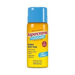 Aspercreme Max Strength Topical Numbing Pain Reliever Spray for Nerve Pain Relief, 4% Lidocaine, Odor Free, 4 oz