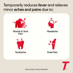 Tylenol Extra Strength 500mg Acetaminophen Caplets, Travel Size, 10 Ct