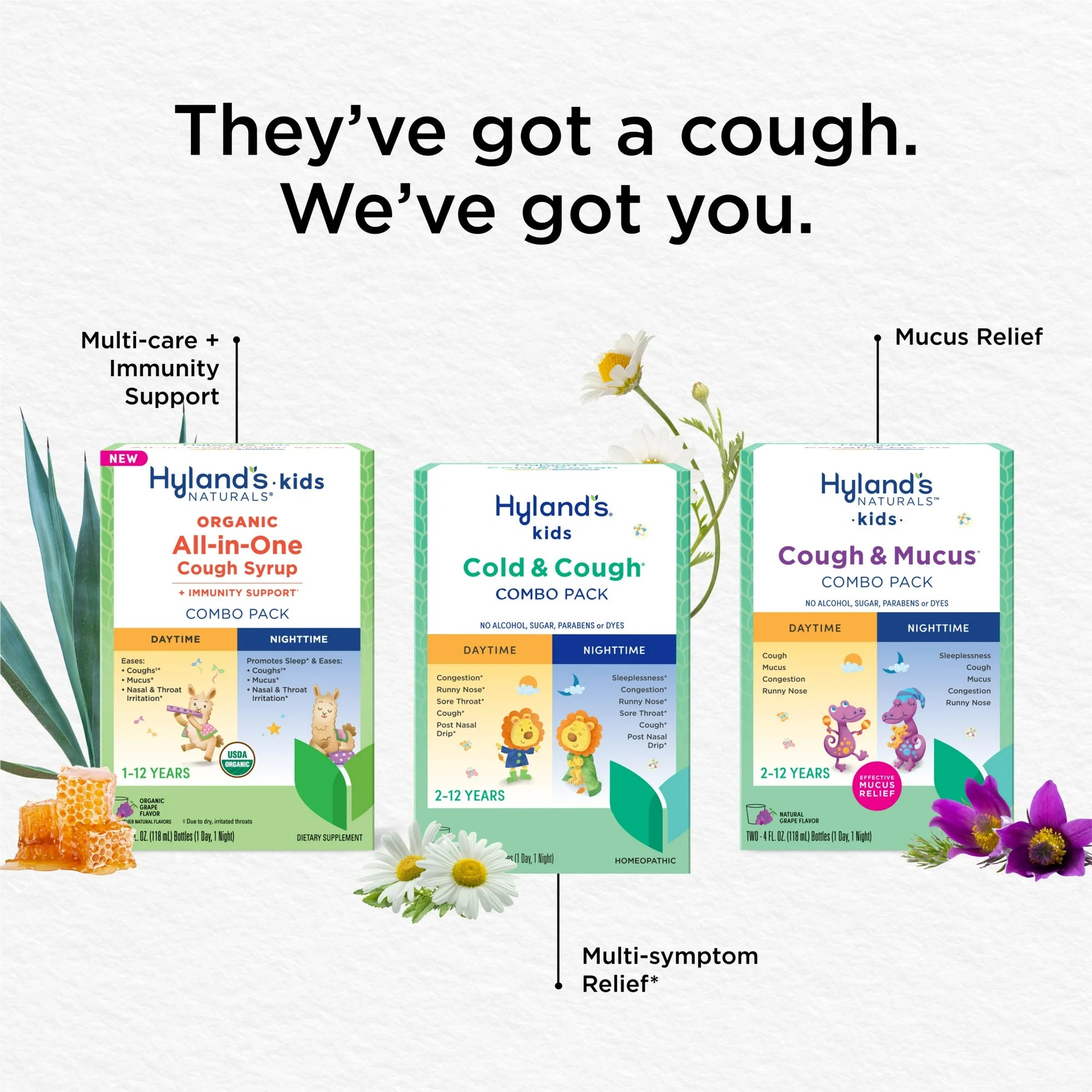 Hyland's Kids Cold & Cough, Ages 2-12, Daytime, 4 fl oz