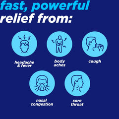 Alka-Seltzer Plus Powerfast Fizz Severe Night Cold Medicine, Lemon Effervescent Tablets, 24 Count