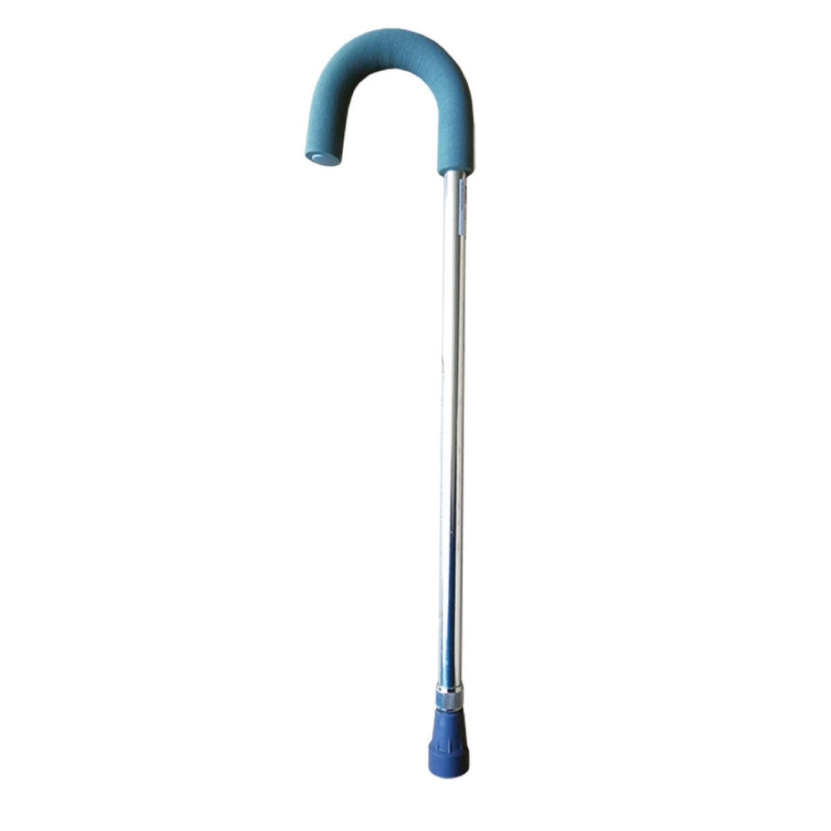 CaneCraft Round Handle (Standard) Aluminium Cane Chrome