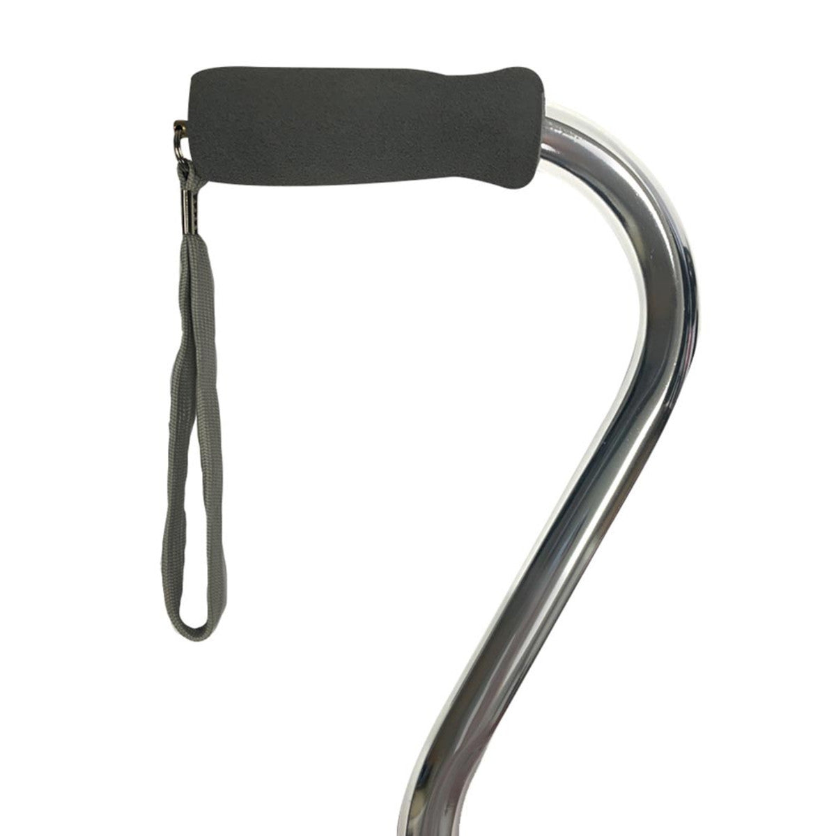 CaneCraft Offset Handle Cane Silver