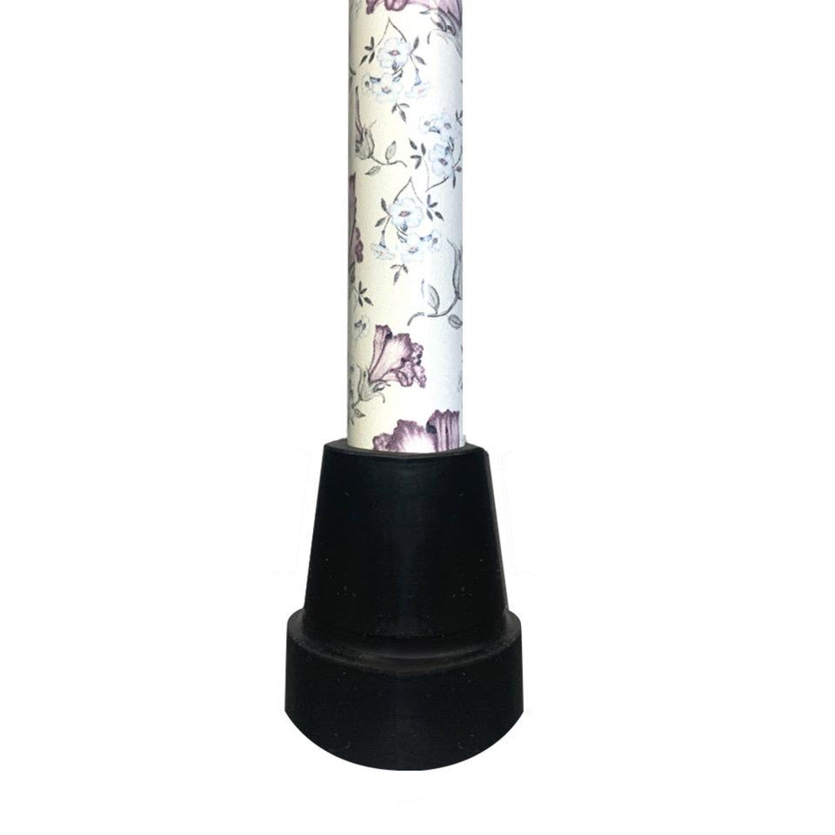 CaneCraft Folding Cane with Plastic Handle, Purple Blossom