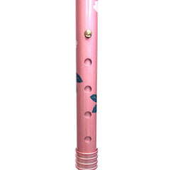 CaneCraft Folding Cane with Plastic Handle, Pink Bouquet