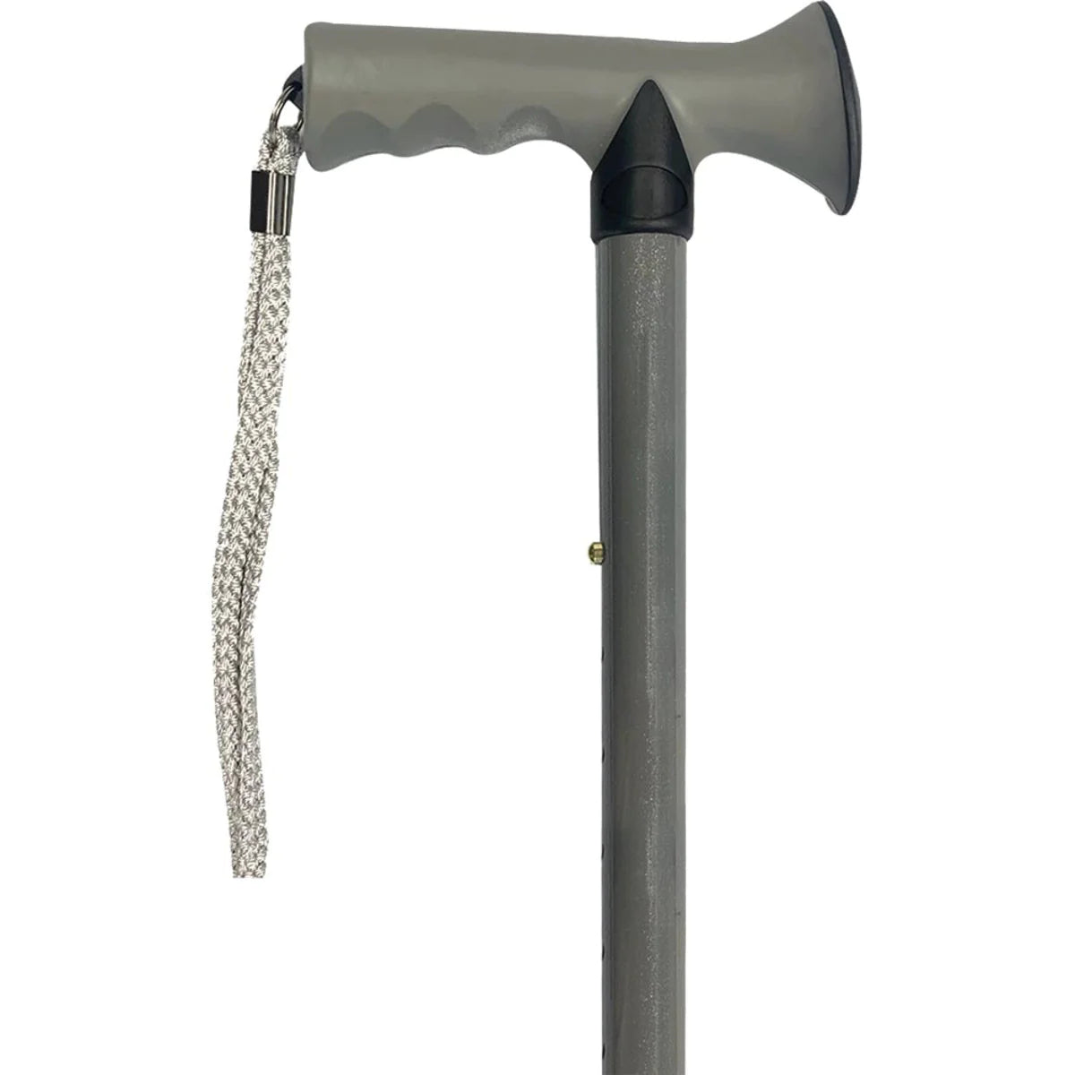 CaneCraft Folding Cane with TPR Handle, Pearl Grey