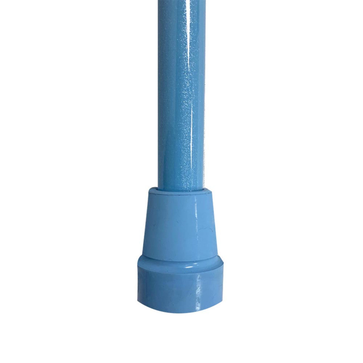 CaneCraft Offset Cane with TPR Handle, Aqua Blue