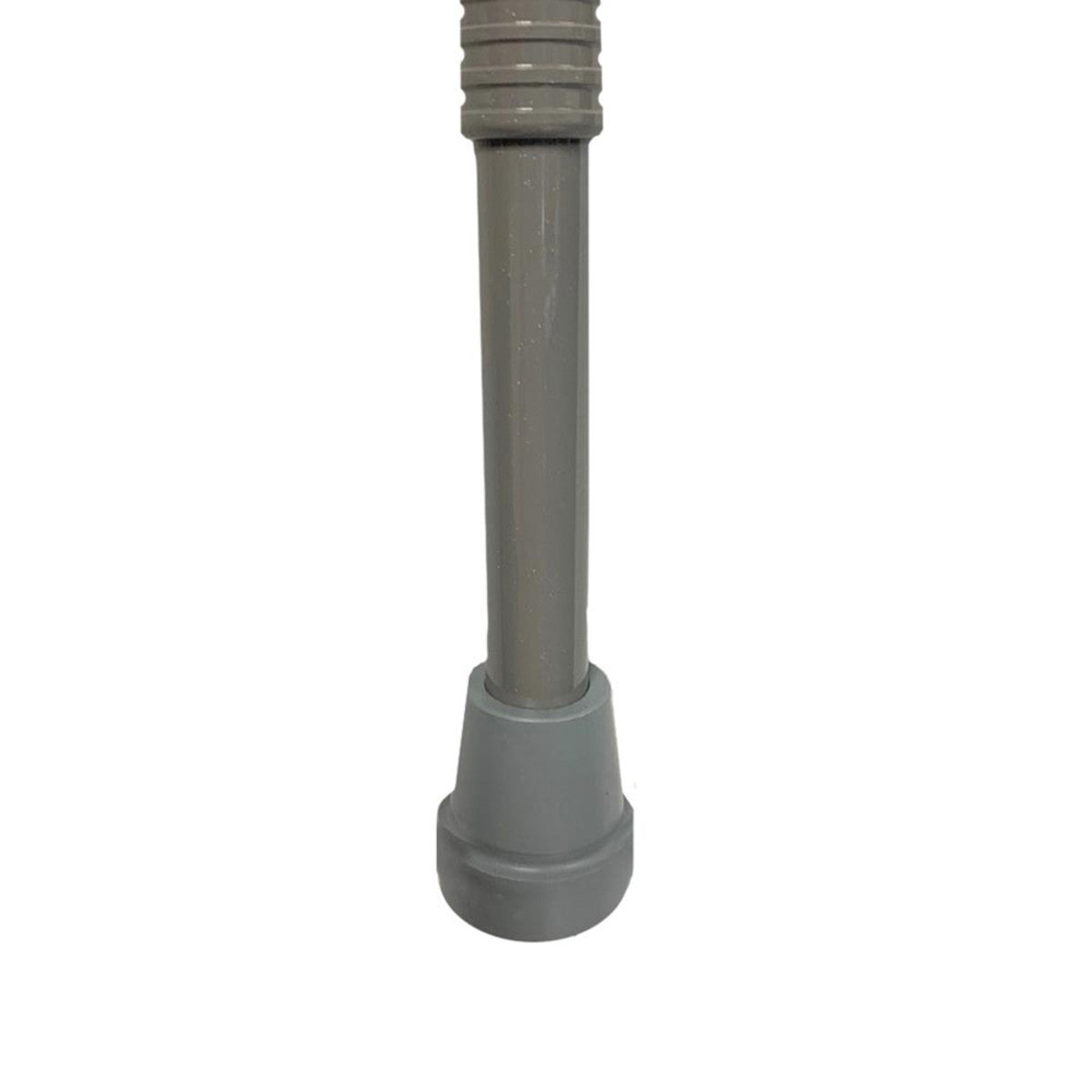 CaneCraft Offset Cane with TPR Handle, Pearl Grey