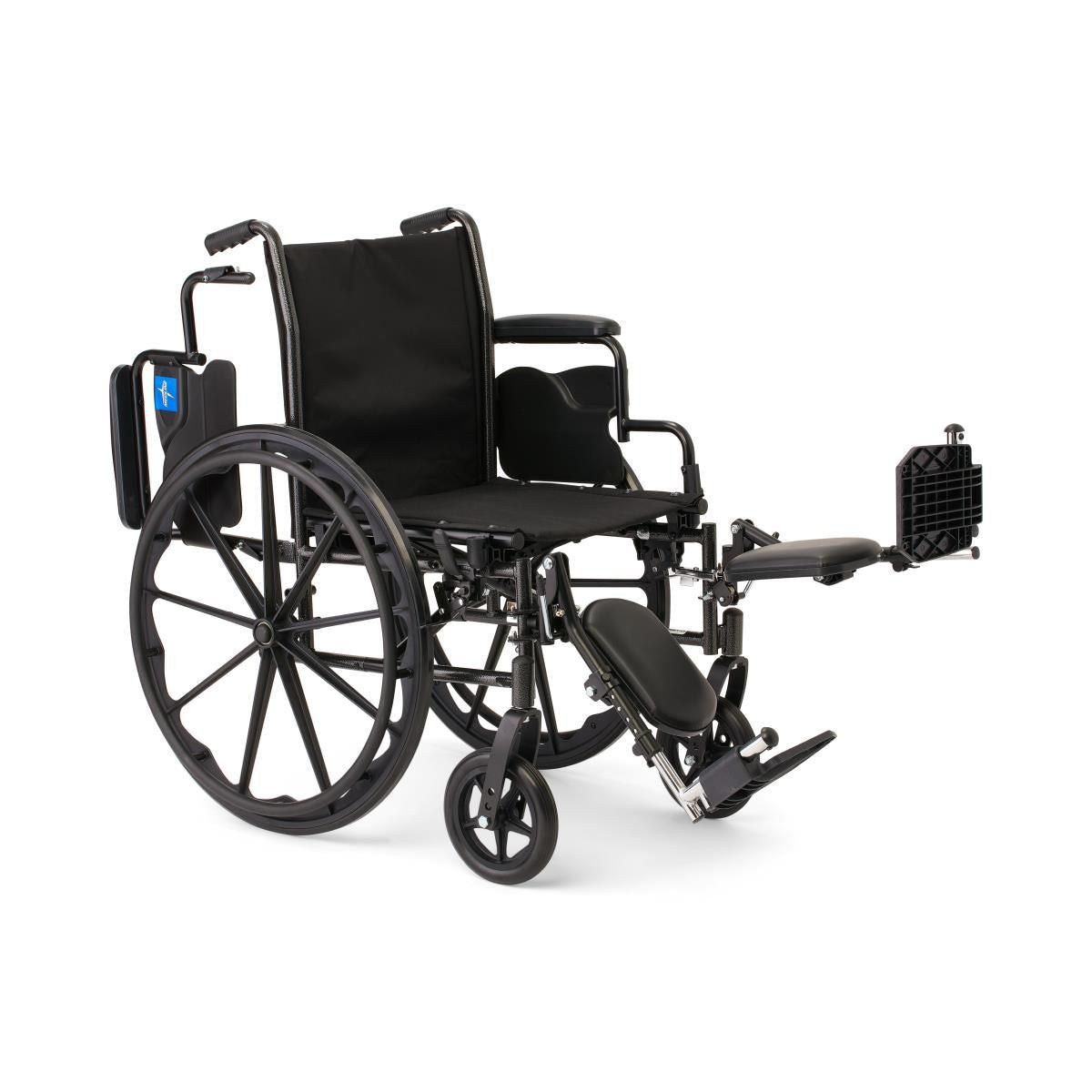 K3 GUARDIAN 18" WIDE WHEELCHAIR WITH DESK-LENGTH ARMS AND ELEVATING LEG RESTS