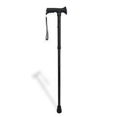 CaneCraft Folding Cane with TPR Handle, Black