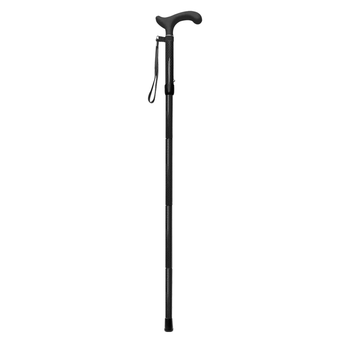 Folding Carbon Fiber Cane - Black