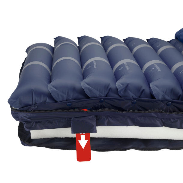 Drive Medical Med-Aire Assure 5" Air + 3" Foam Base Alternating Pressure and Low Air Loss Mattress System