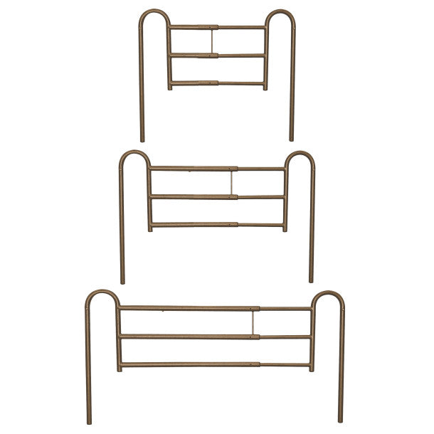 Drive Medical Tool-Free Adjustable Length Home-Style Bed Rail