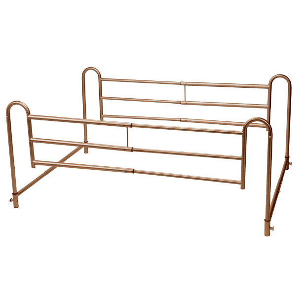 Drive Medical Tool-Free Adjustable Length Home-Style Bed Rail