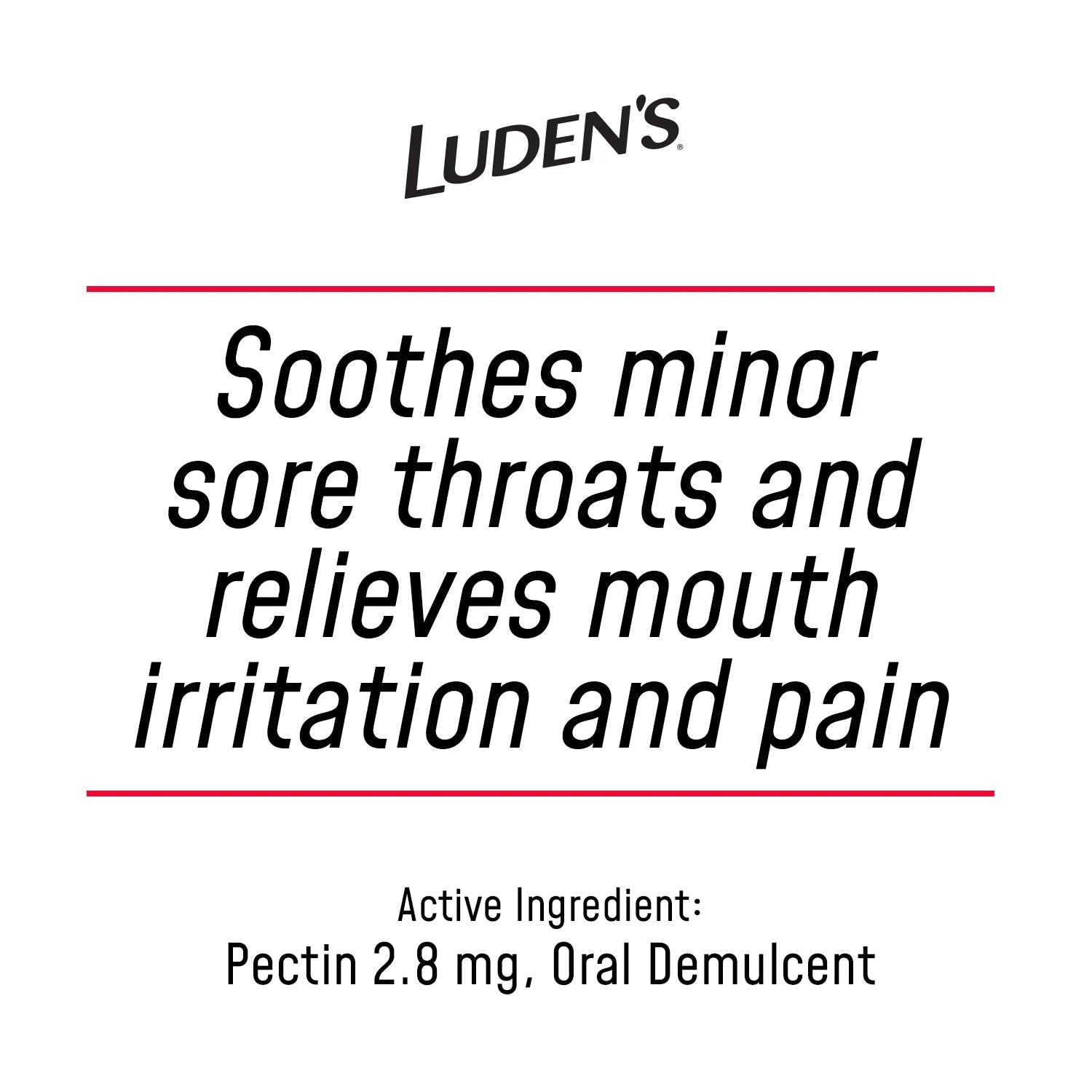 Luden's Sore Throat Drops, for Minor Sore Throat Relief, Sugar Free Wild Cherry Throat Remedy, 75 Ct