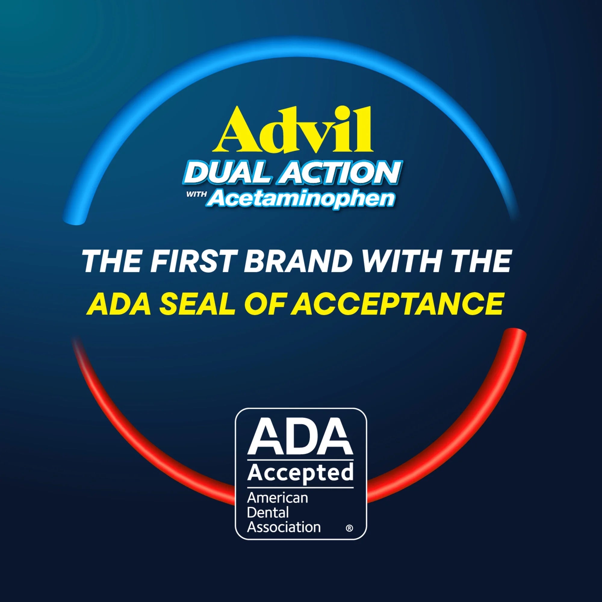 Advil Dual Action Pain Relievers Coated Caplets, 125 mg Ibuprofen and 250 mg Acetaminophen, 72 Count