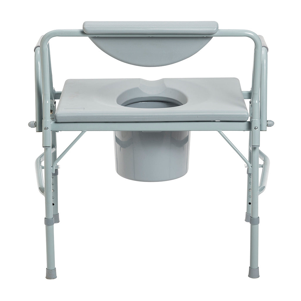 Drive Medical Deluxe Bariatric Drop-Arm Commode