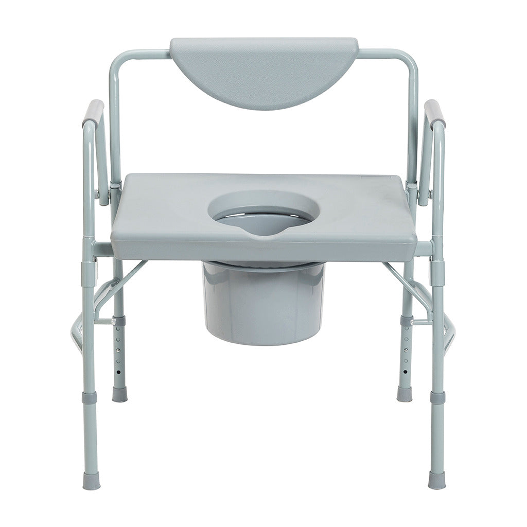 Drive Medical Deluxe Bariatric Drop-Arm Commode