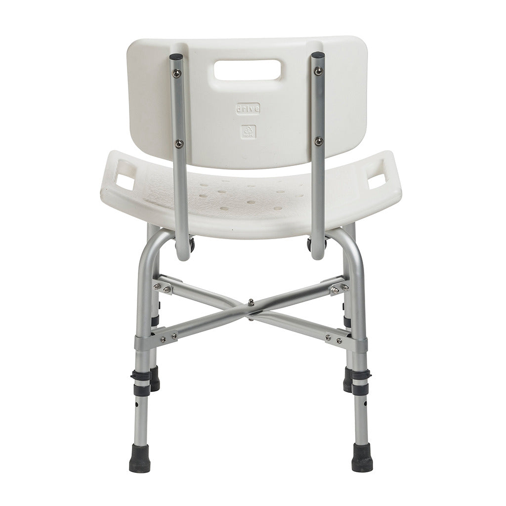 Drive Medical Deluxe Bariatric Shower Chair with Cross-Frame Brace