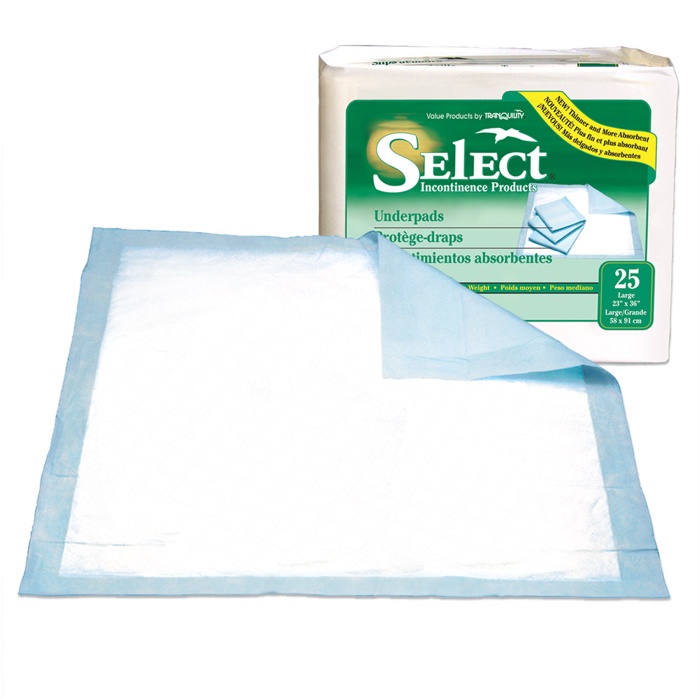 Select Incontinence Products Select Thin Mat Underpad