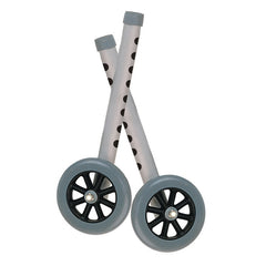 Drive Medical Tall Extension Legs with Wheels, Combo Pack (Adds 4")