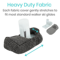 Vive Walker Ski Glide Covers