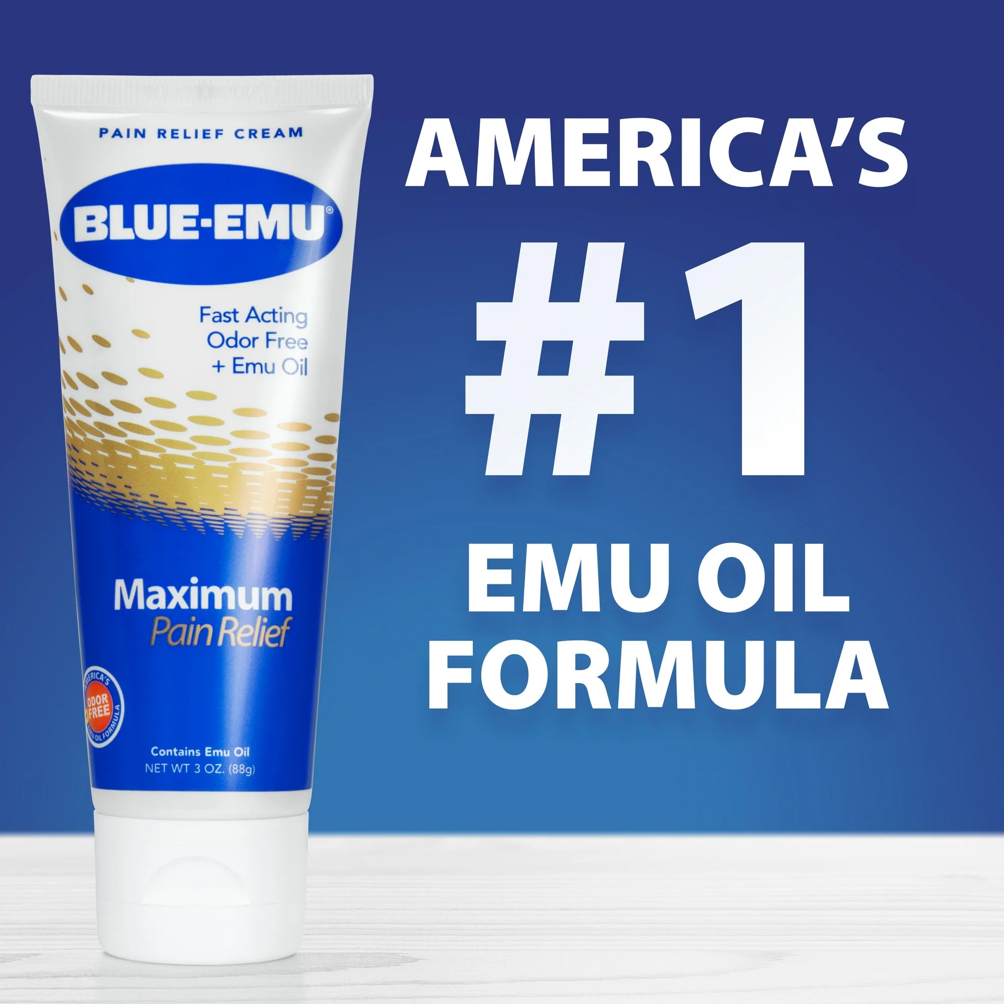 Blue-Emu Maximum Pain Relief Cream for Arthritis, Muscle Pain, and Joint Pain, 3 oz