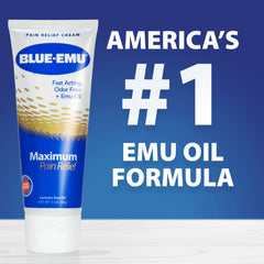 Blue-Emu Maximum Pain Relief Cream for Arthritis, Muscle Pain, and Joint Pain, 3 oz