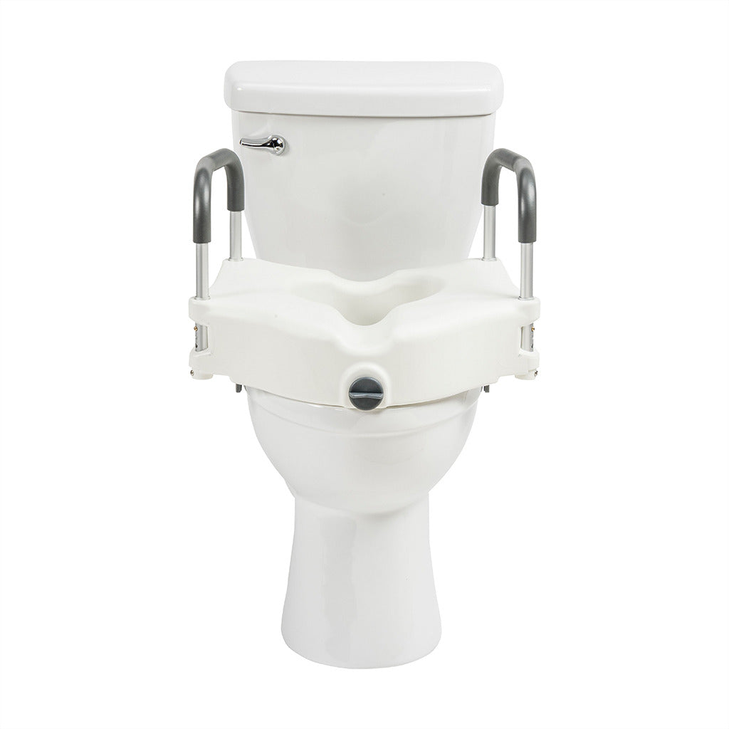 Drive Medical PreserveTech™ Secure Lock Raised Toilet Seat