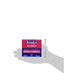 Benadryl Allergy Ultratabs Diphenhydramine HCl 25 mg Antihistamine Tablets