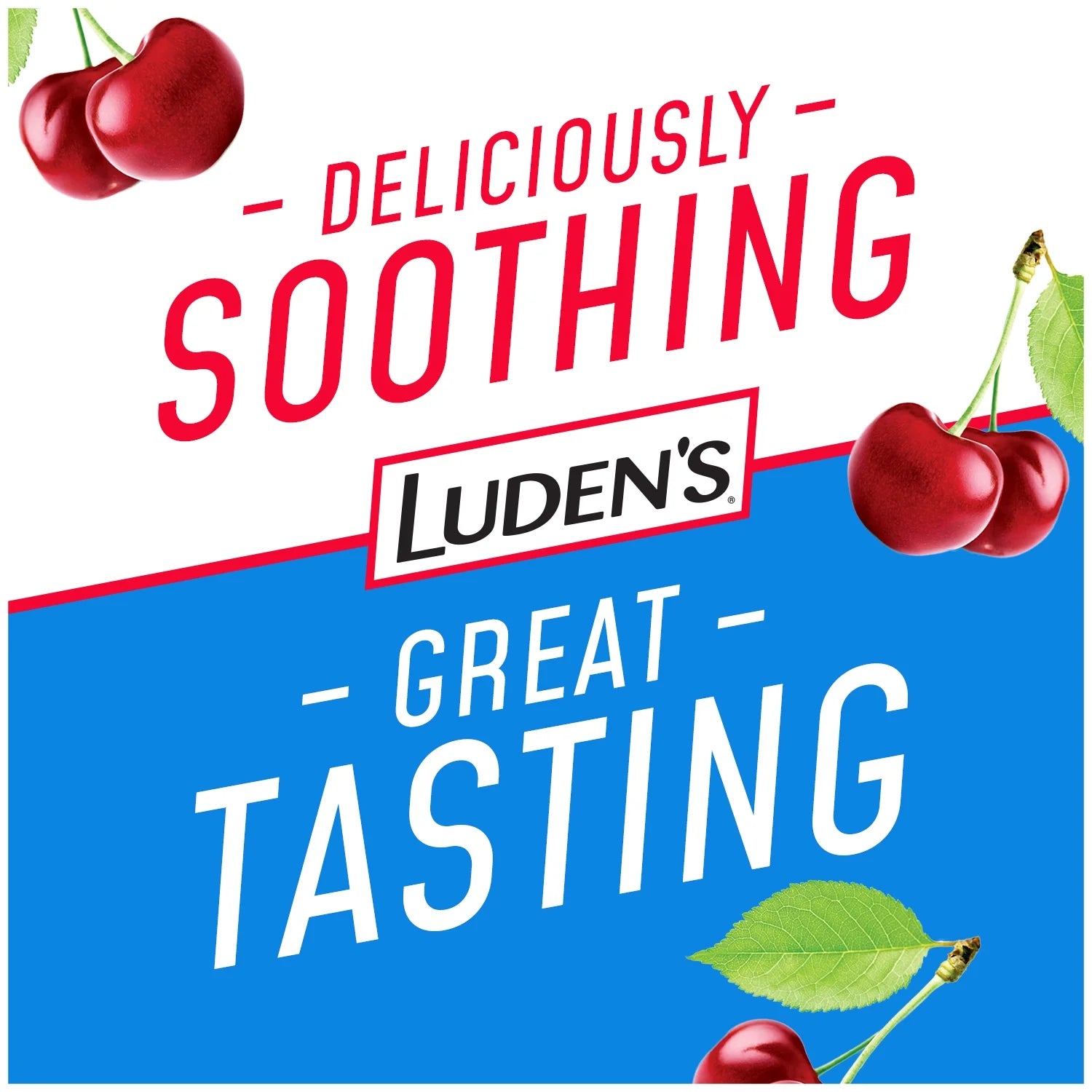 Luden's Sore Throat Drops, for Minor Sore Throat Relief, Sugar Free Wild Cherry Throat Remedy, 75 Ct