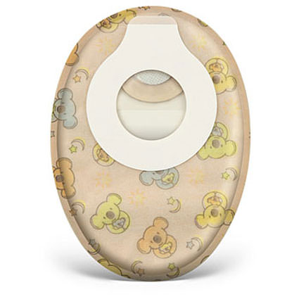 Convatec Little Ones® Two-Piece Adhesive Coupling Technology™ Closed End Pouch